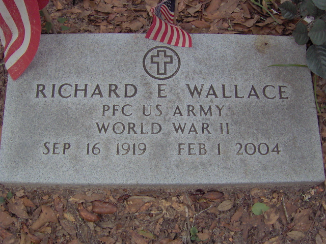 Headstone for Wallace, Richard E